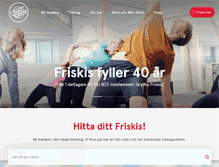 Tablet Screenshot of friskissvettis.se